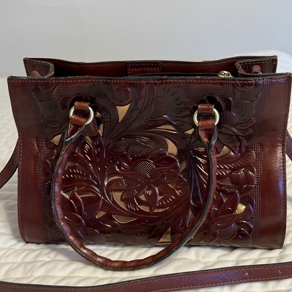 Patricia Nash Bags Patricia Nash Zancona Totecutout Tooled Poshmark
